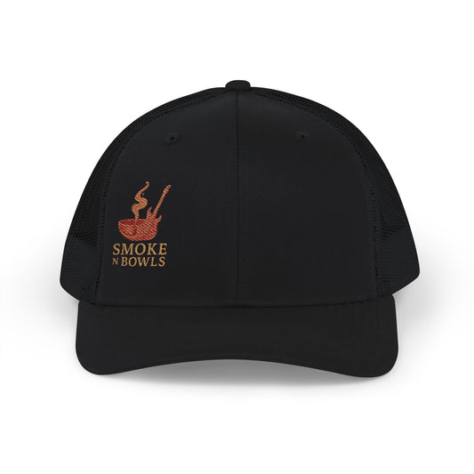 Smoke N Bowls Embroidered Trucker Cap