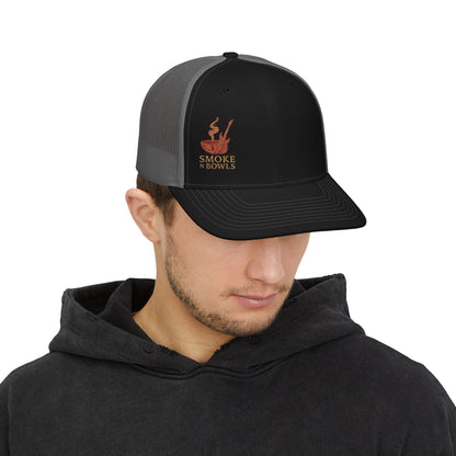 Smoke N Bowls Embroidered Trucker Cap