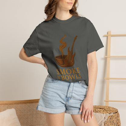 Smoke Bowls T-Shirt – Retro Pipe & Smoke Graphic Tee