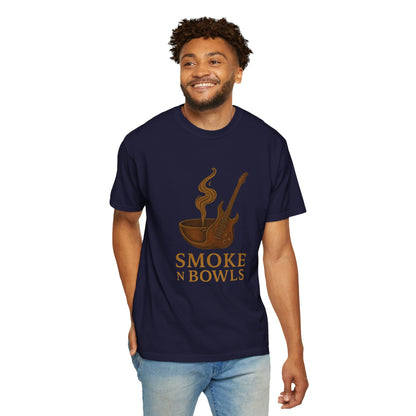 Smoke Bowls T-Shirt – Retro Pipe & Smoke Graphic Tee
