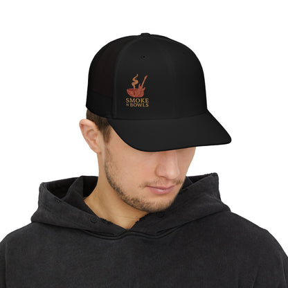 Smoke N Bowls Embroidered Trucker Cap