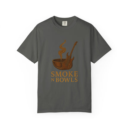 Smoke Bowls T-Shirt – Retro Pipe & Smoke Graphic Tee